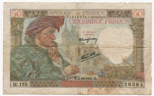 Billets france jacques - jacques, coeur