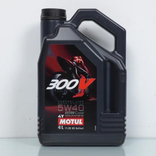 Bidon huile motul 300v - bidon, d'huile