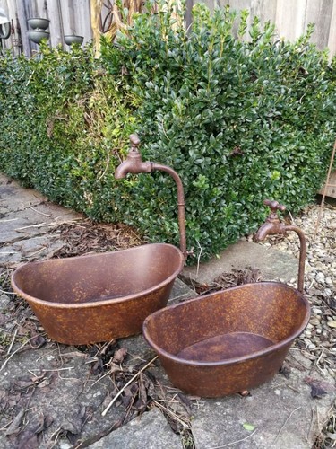 Jardinière aspect rouille
