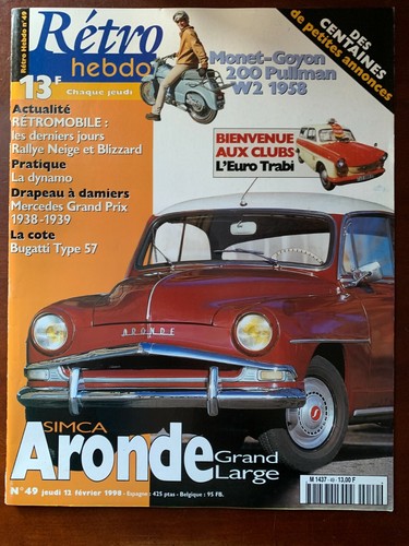 Retro hebdo essai - retro, n°49;
