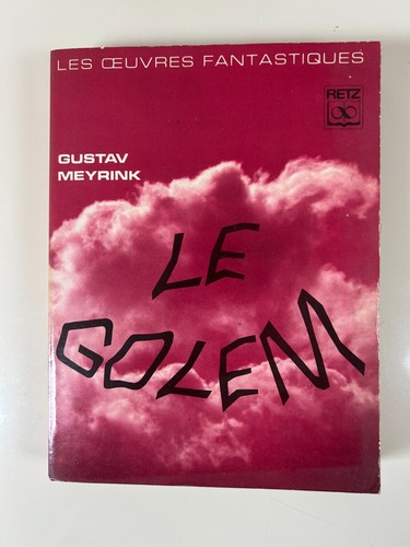 Gustav meyrink golem - meyrink:, golem/
