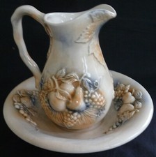 Service de toilette ancien en faïence – REF 1267 – XXe siècle