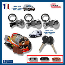 KIT 3 BARILLET DE PORTE + 1 ANTIVOL DE DIRECTION NEIMAN BERLINGO PARTNER