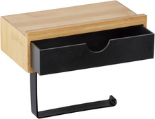 Porte papier toilette bois