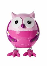 Tirelire chouette rose pour filles