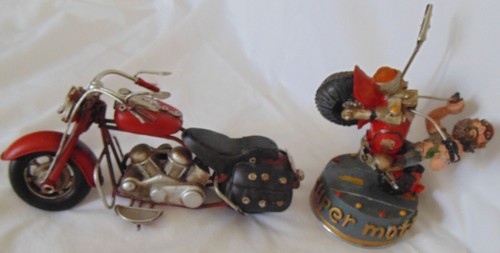 Moto metal fait main - metal,