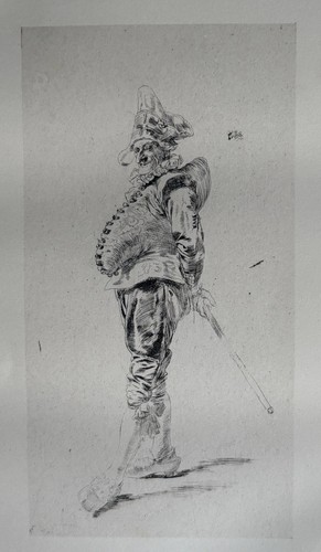 Heliogravure arlequin commedia - heliogravure,