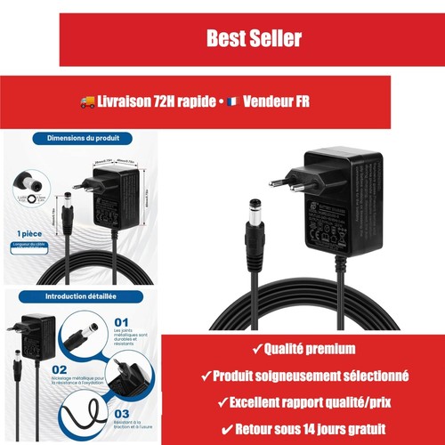Chargeur a pour voiture - 12,