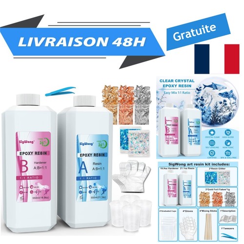 Résine époxy transparente