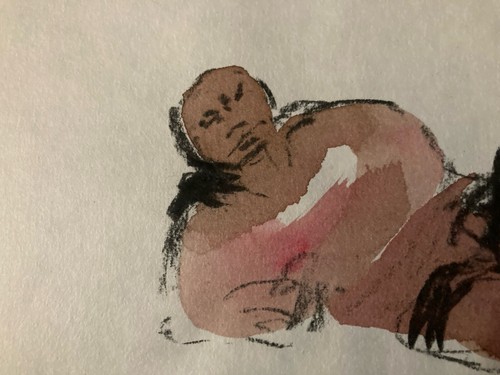 Très beau dessin - beau, aquarelle
