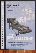 ▬►Prospectus Calibreur Trieur Pommes de Terre  ZM AMAZONE tracteur someca massey