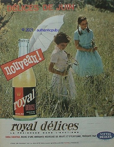 Publicite royal delices - publicite, vittel