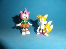 2 Figurines Sonic H 6 cm
