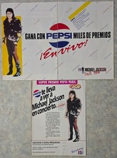 MICHAEL JACKSON PEPSI ad x3 Pages BAD TOUR 1988 Spain Collection Magazine