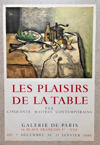 Affiche exposition 1965 nature