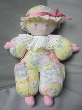 Poupée chiffon doudou ancienne corolle .  30  cm env.