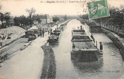 Digoin the canal du centre - digoin,