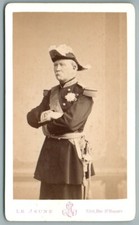 CDV 1870 Maréchal Mac-Mahon en tenue militaire Photo Ancienne Le Jeune Foto