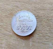 Timbre monnaie Levallois-Perret Dentifrice de Botot 10 centimes rouge