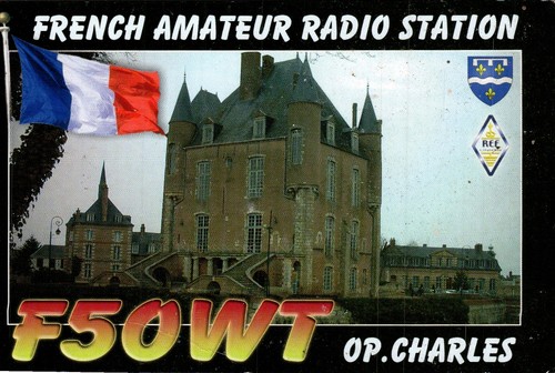 Amateur radio qsl qso - amateur, postcard