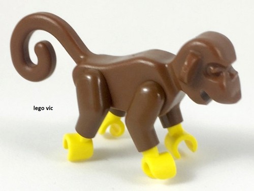 Lego 2550c01 monkey brown - monkey,