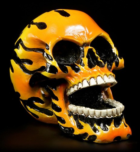 Totenkopf flammes crâne - totenkopf,