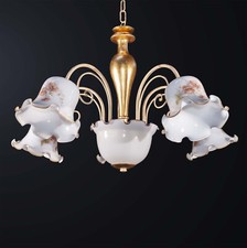 Lustre Classique En Feuille or