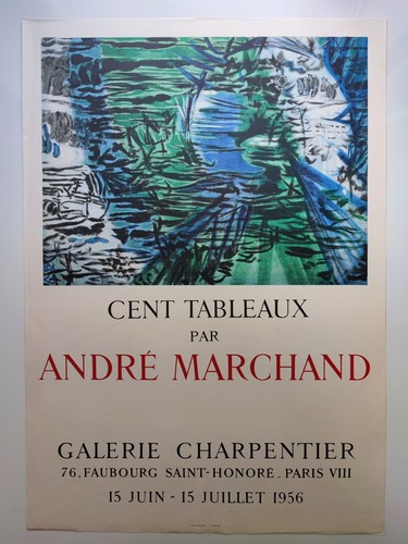 André marchand affiche - andré, expo