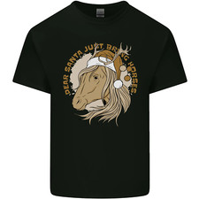 T-Shirt Drôle De Noël Cheval
