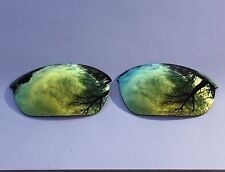 Gravé Polarisé 24k Or Miroir Rechange Lentilles Pour Oakley Half Jacket 2.0