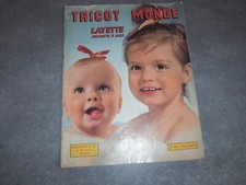 Revue ancienne Tricot Monde layette jusqu'à 3 ans
