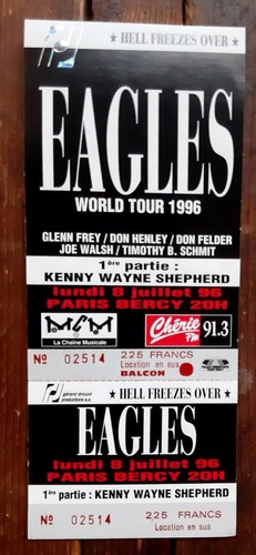 Ticket billet unused - ticket, place