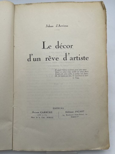 Décor rêve d artiste - d'un,