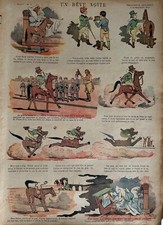 IMAGERIE QUANTIN SERIE N° 1  PLANCHE N° 11 UN REVE AGITE