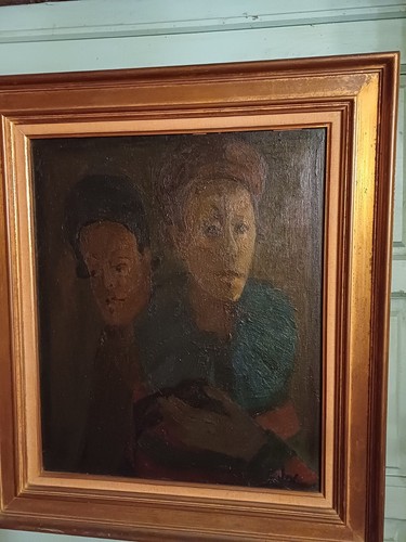 Tableaux huile sur - , toile