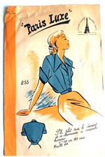 👉 255 Ancien PATRON PARIS