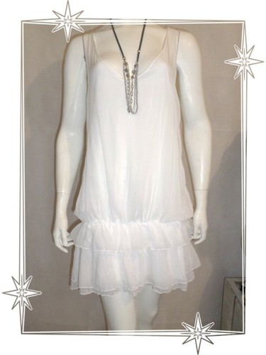 Haut tunique blanche - +,