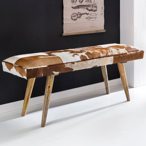 Finebuy banc fourrure 120cm - en,
