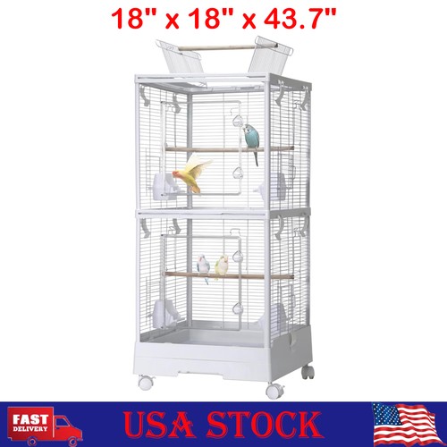 Metal parakeet cage - metal,