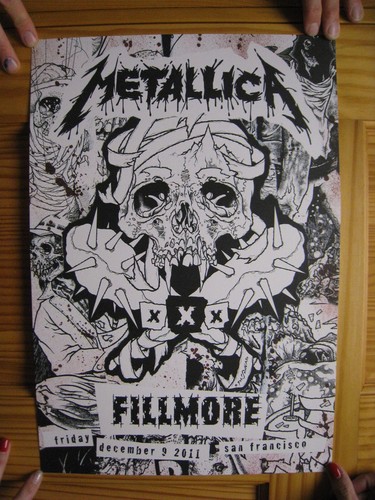 Affiche metallica fillmore - affiche,