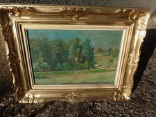 robert breitwieser peintre alsacien alsace huile  36x25 5f huile sur carton hsc