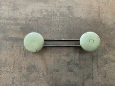 Porte Manteau Ancien,mural,2 Patères,métal,vert