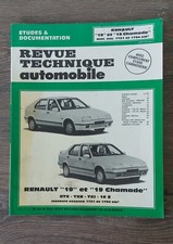 Revue technique Renault 19 Chamade GTX TXE TXI 16S
