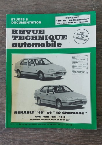 Revue technique renault - technique, 19
