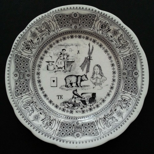 Superbe assiette parlante - parlante, en