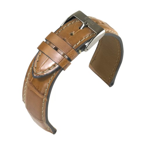 Bracelet montre alligator cuir - alligator,