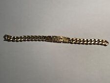 Bijoux Gourmette dorée ou plaqué or prénom Chantal (132-25/2-68)