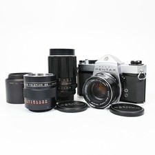Objectif Asahi Pentax Spotmatic SP SMC Takumar 55 mm F1,8 135 mm F3,5 +...