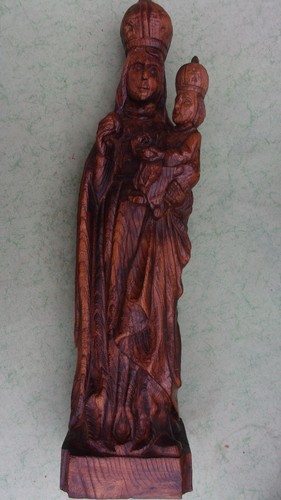 Vierge bois ancienne - vierge,