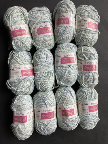 Lot pelotes de laine - 12,